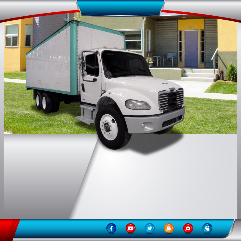  Fletera en camión torton caja cerrada