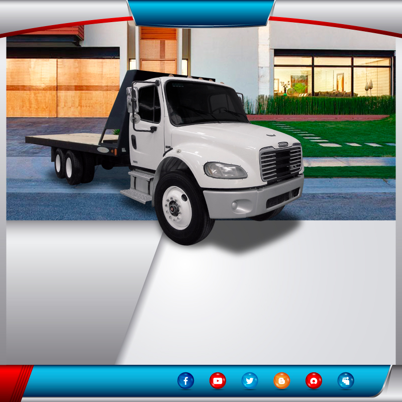  Fletera en camión torton plataforma