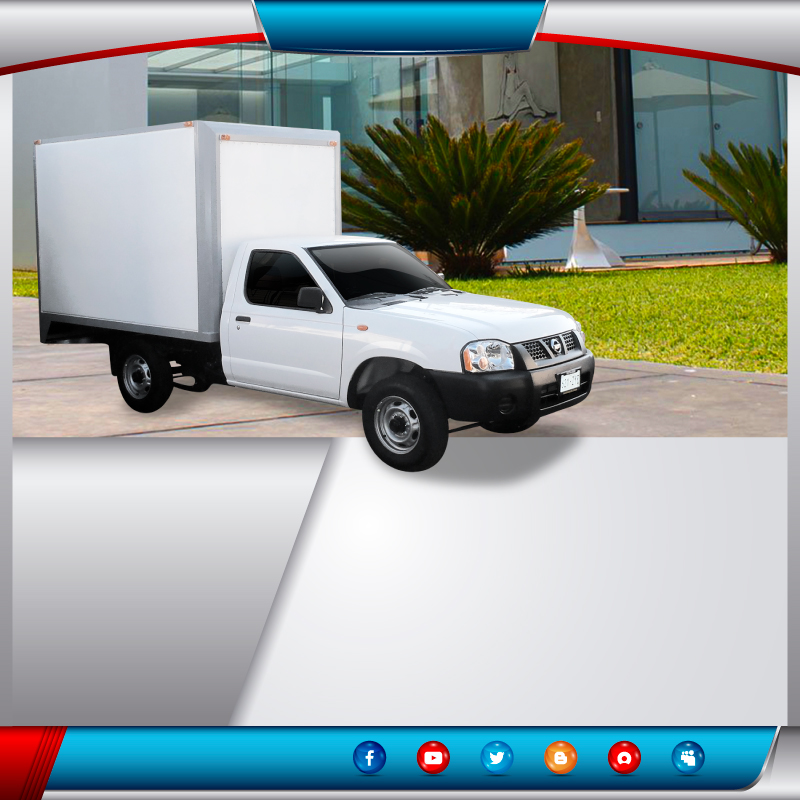  Fletera en camioneta pick up caja cerrada
